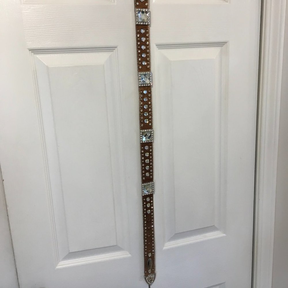 W.B. Atlas TM Jeweled and Pony Hair Belt - Picture 9 of 12